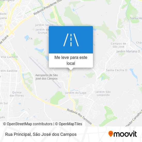 Rua Principal mapa