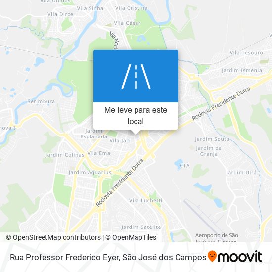 Rua Professor Frederico Eyer mapa