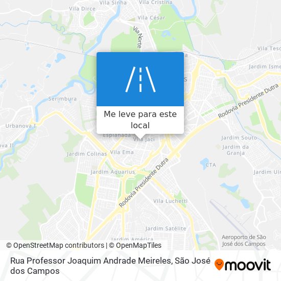 Rua Professor Joaquim Andrade Meireles mapa