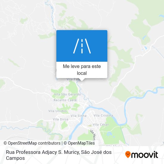 Rua Professora Adjacy S. Muricy mapa