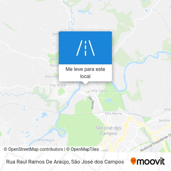 Rua Raul Ramos De Araújo mapa
