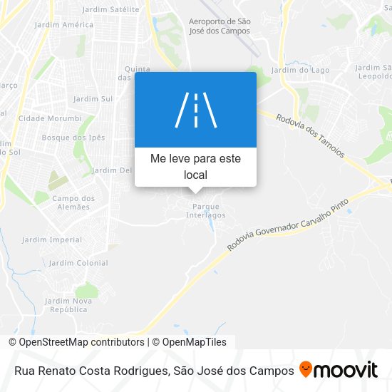 Rua Renato Costa Rodrigues mapa