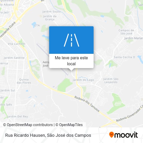 Rua Ricardo Hausen mapa