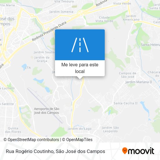 Rua Rogério Coutinho mapa