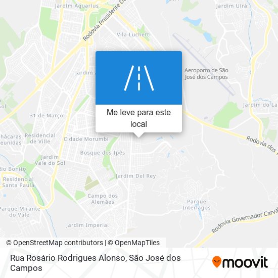 Rua Rosário Rodrigues Alonso mapa