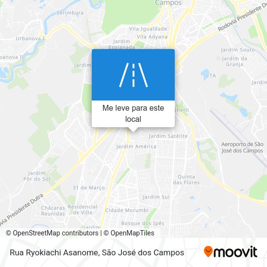 Rua Ryokiachi Asanome mapa