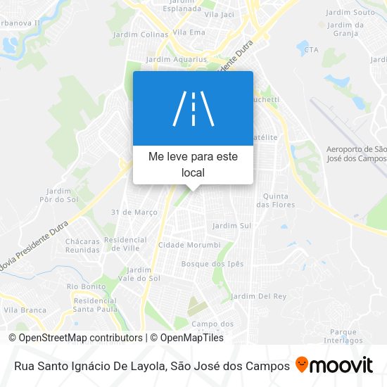 Rua Santo Ignácio De Layola mapa