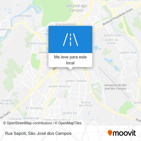 Rua Sapoti mapa