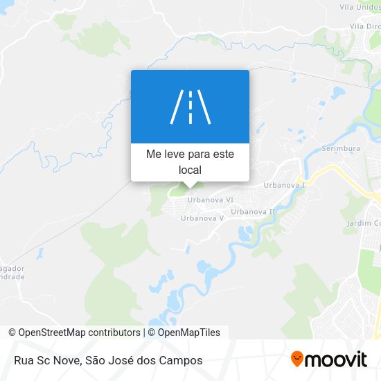 Rua Sc Nove mapa