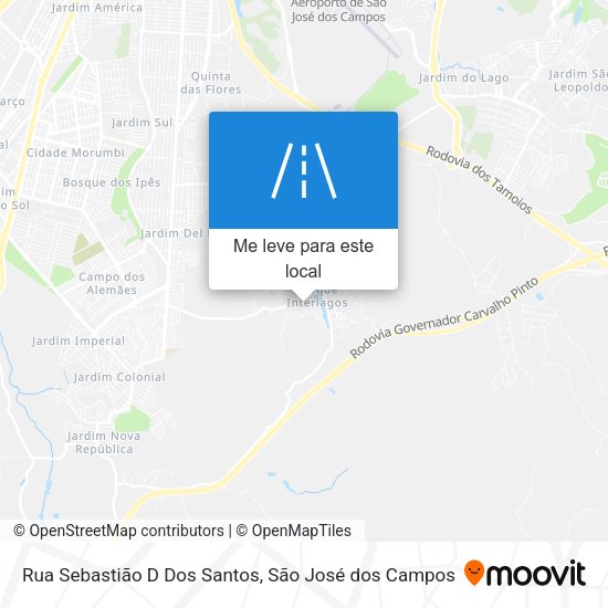 Rua Sebastião D Dos Santos mapa