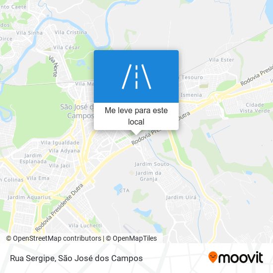 Rua Sergipe mapa