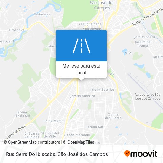 Rua Serra Do Ibiacaba mapa