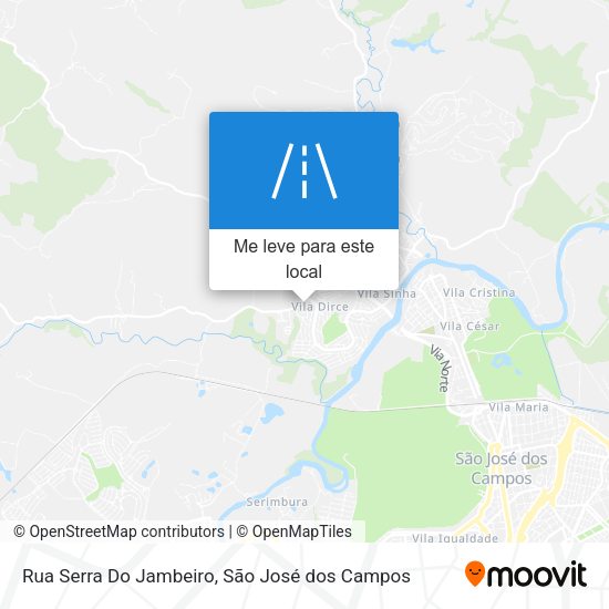Rua Serra Do Jambeiro mapa