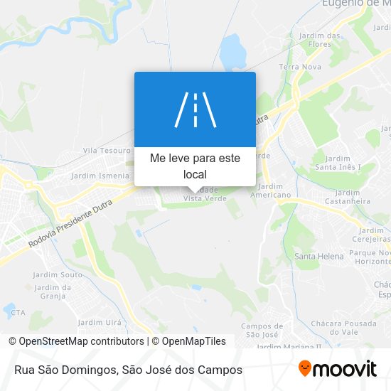 Rua São Domingos mapa