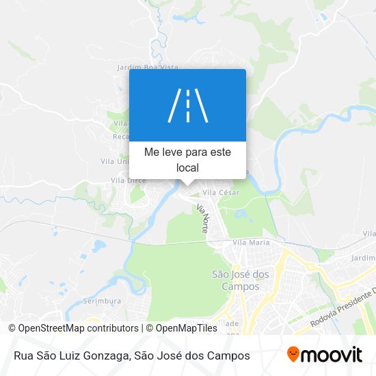 Rua São Luiz Gonzaga mapa