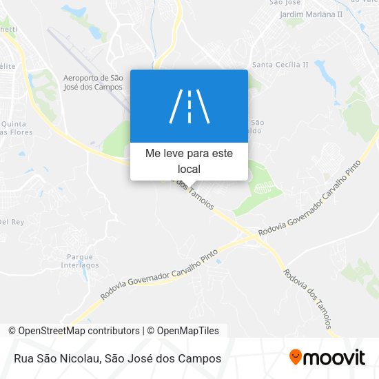 Rua São Nicolau mapa