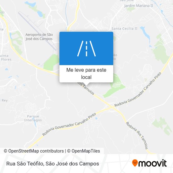 Rua São Teófilo mapa