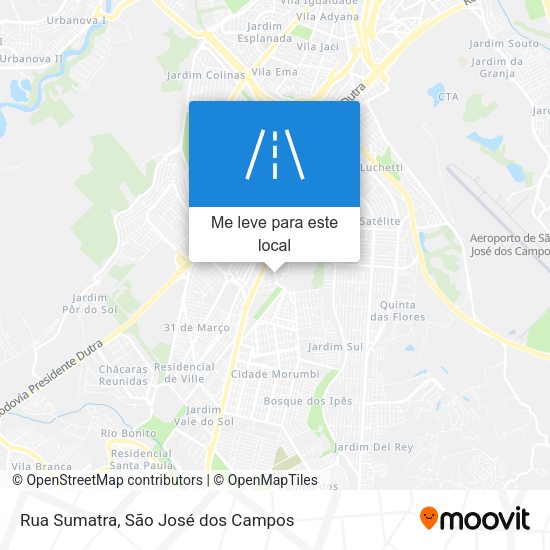 Rua Sumatra mapa