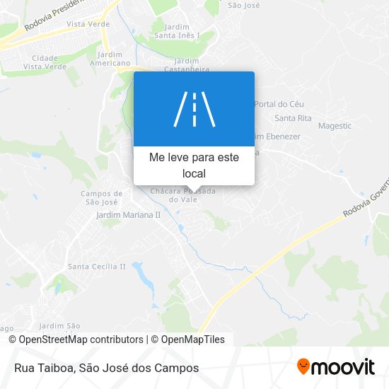 Rua Taiboa mapa