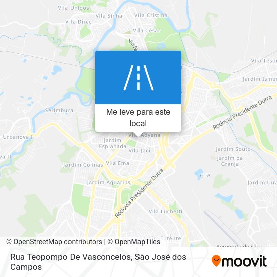 Rua Teopompo De Vasconcelos mapa