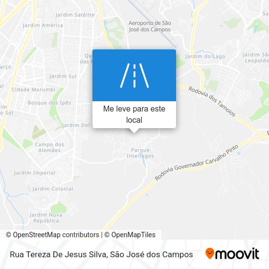 Rua Tereza De Jesus Silva mapa