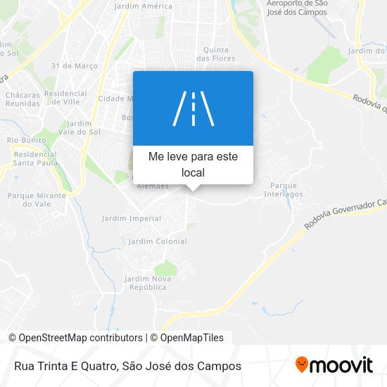 Rua Trinta E Quatro mapa