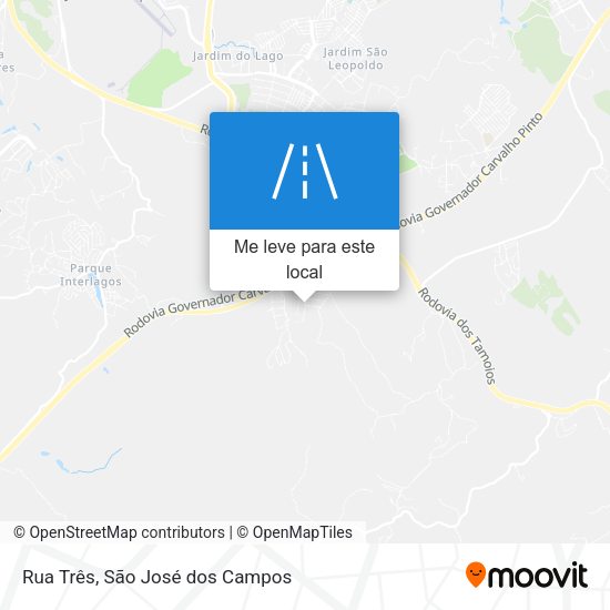 Rua Três mapa