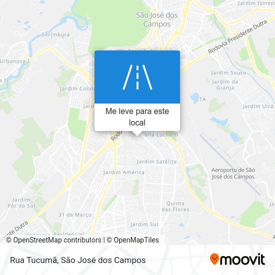 Rua Tucumã mapa