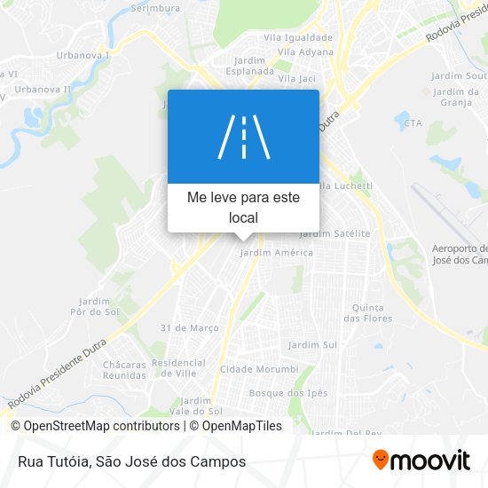 Rua Tutóia mapa