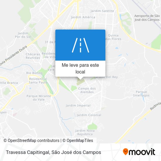 Travessa Capitingal mapa