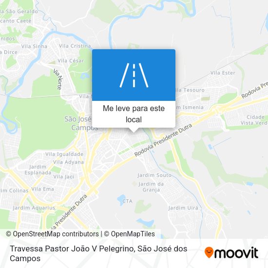 Travessa Pastor João V Pelegrino mapa