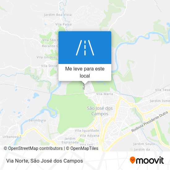 Via Norte mapa