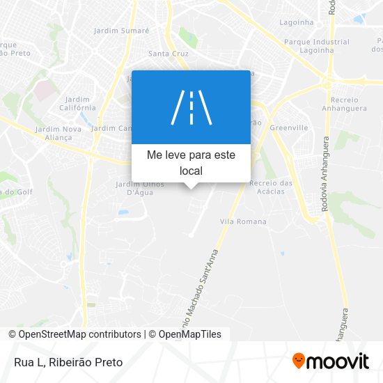 Rua L mapa