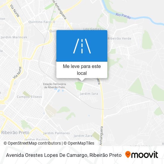 Avenida Orestes Lopes De Camargo mapa