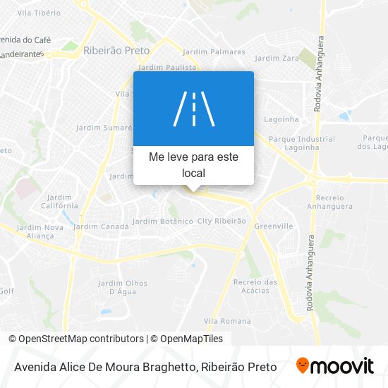 Avenida Alice De Moura Braghetto mapa