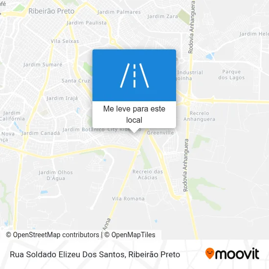 Rua Soldado Elizeu Dos Santos mapa