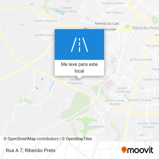 Rua A 7 mapa