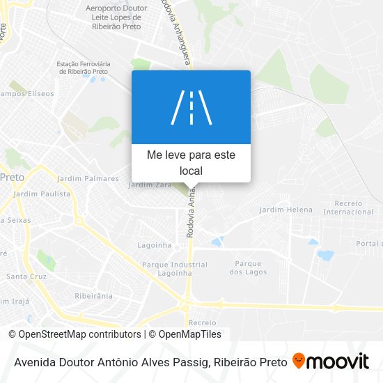Avenida Doutor Antônio Alves Passig mapa