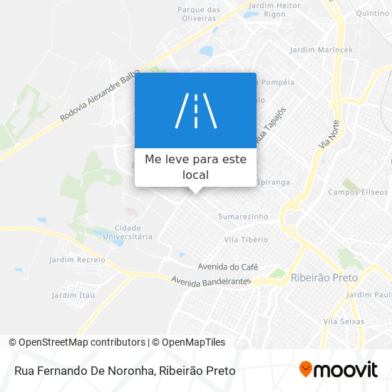 Rua Fernando De Noronha mapa