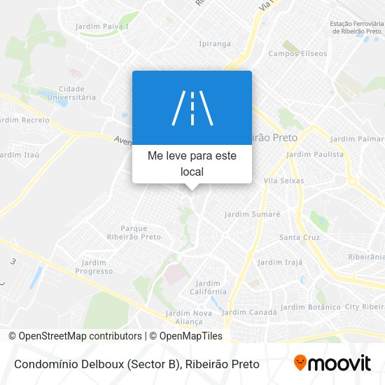 Condomínio Delboux (Sector B) mapa