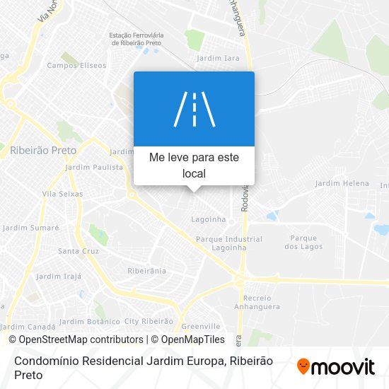 Condomínio Residencial Jardim Europa mapa