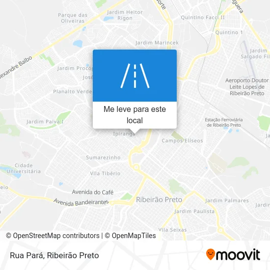 Rua Pará mapa