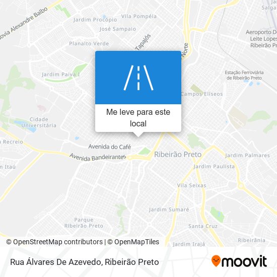 Rua Álvares De Azevedo mapa