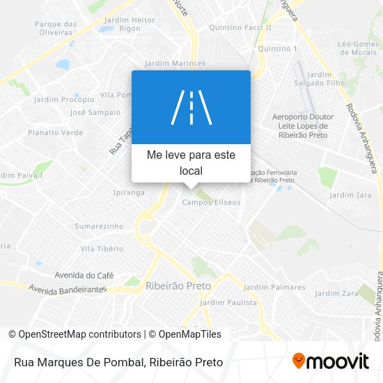 Rua Marques De Pombal mapa