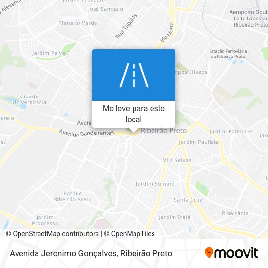 Avenida Jeronimo Gonçalves mapa