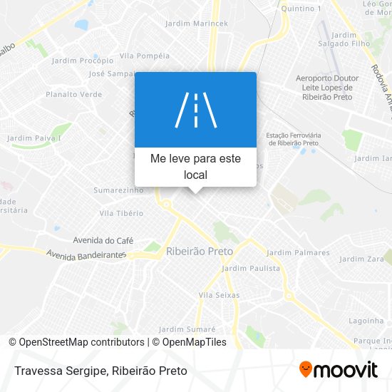 Travessa Sergipe mapa