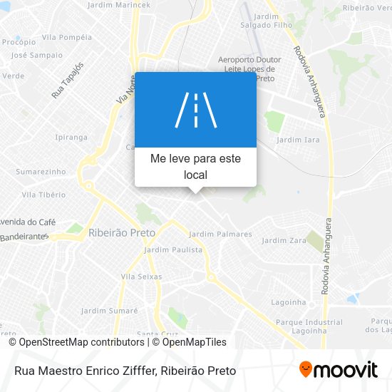 Rua Maestro Enrico Zifffer mapa
