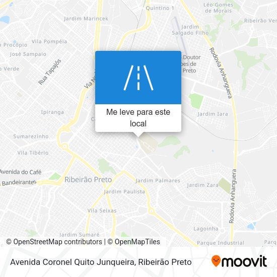 Avenida Coronel Quito Junqueira mapa