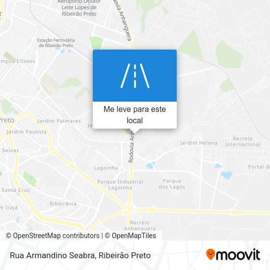 Rua Armandino Seabra mapa