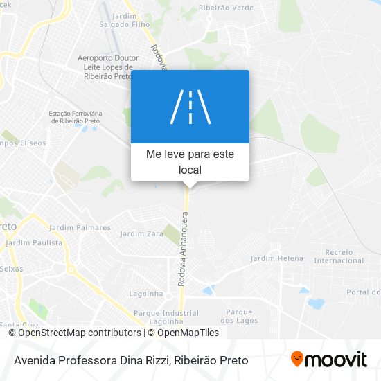 Avenida Professora Dina Rizzi mapa